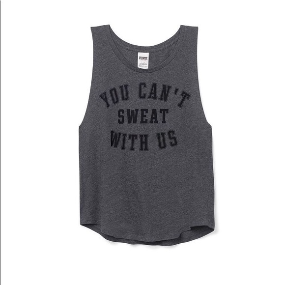 PINK Victoria's Secret Tops - Victoria’s Secret Pink Muscle Tee